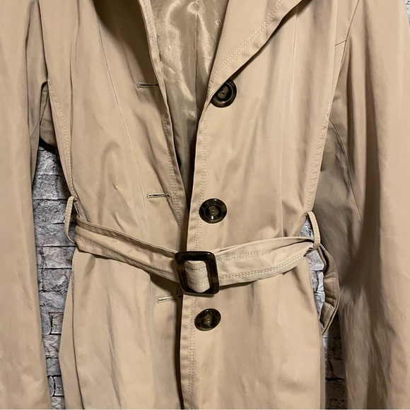 Ellen Tracy Short trench Jacket XL - Picture 2 of 10